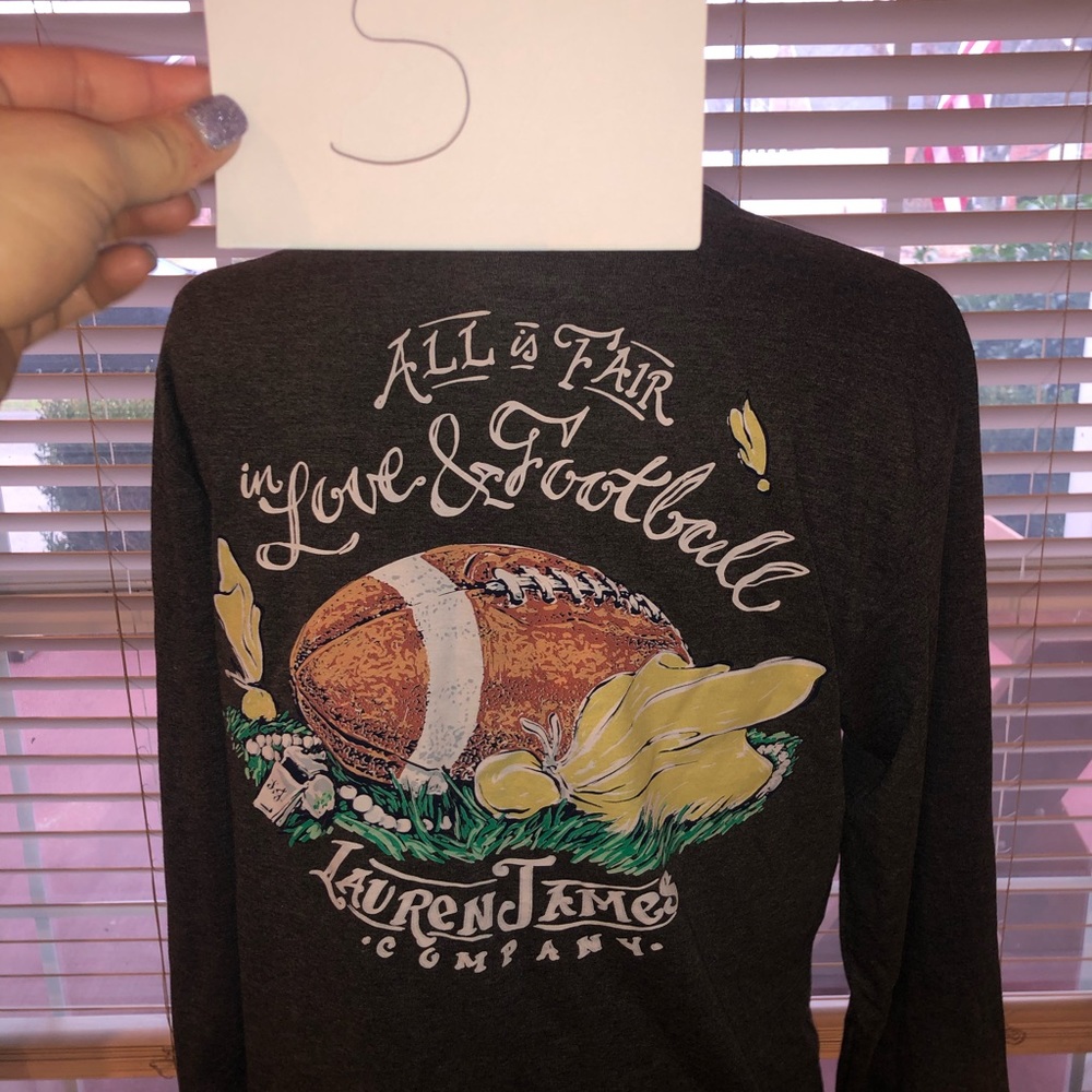 Heather gray Lauren James Long sleeve shirt
